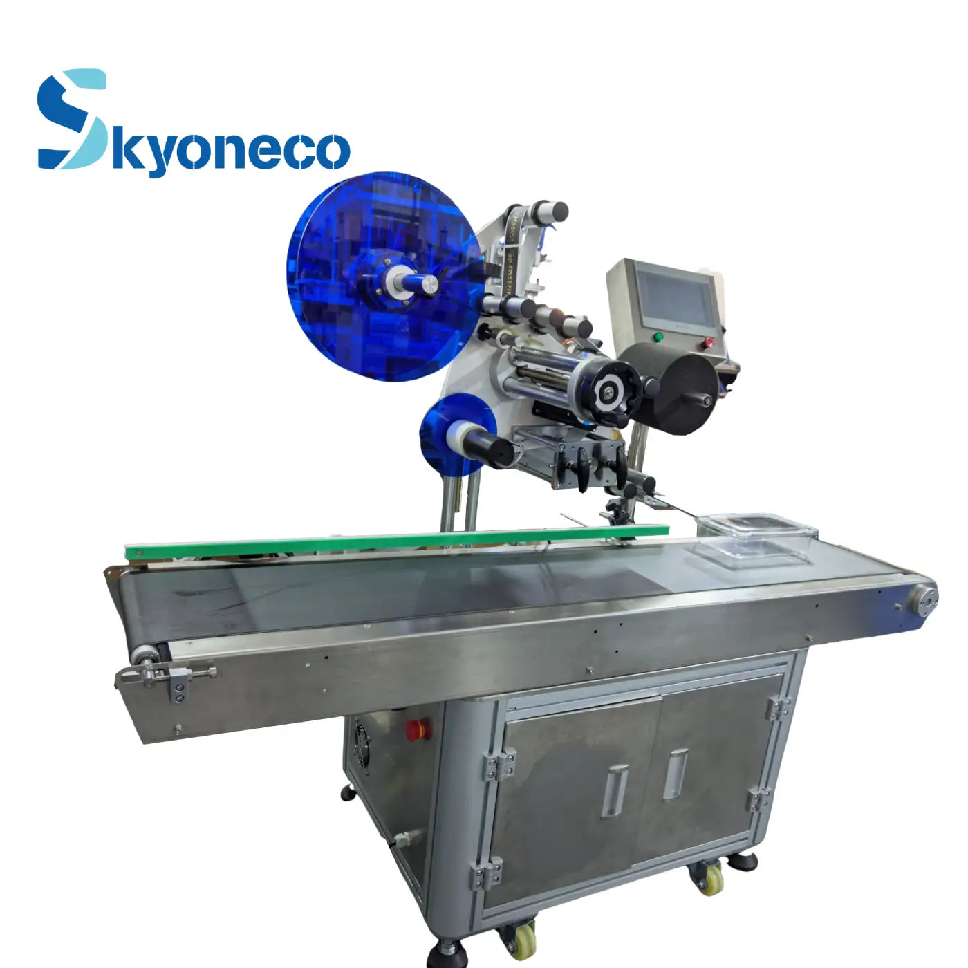 SKYONE-030PM Automatic Bag Labeling Machine for Flat Surface