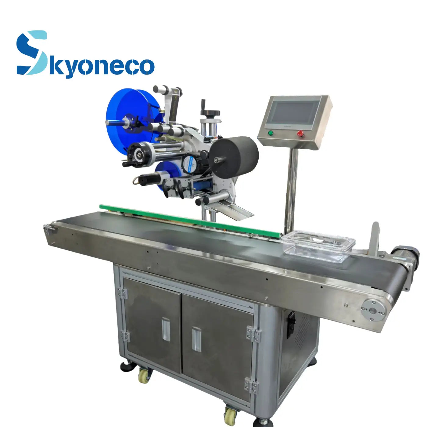 SKYONE-030PM Automatic Bag Labeling Machine for Flat Surface