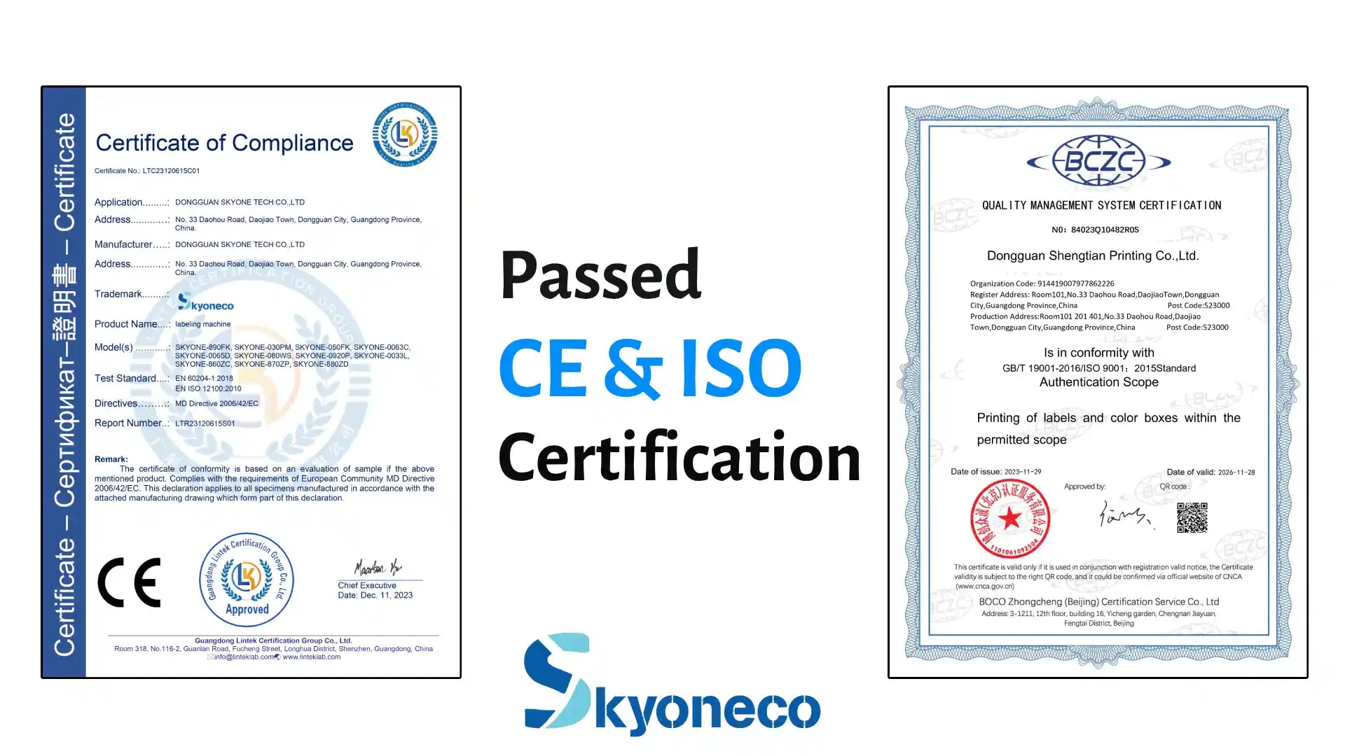 flat labeler certifications 